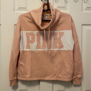 PINK cowl neck sweater